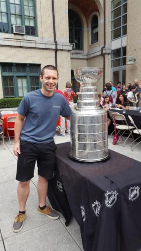 With the Stanley Cup @ CMU